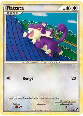 Rattata #64/90 — Indomptable