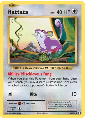 Rattata #66/108 — Evolutions