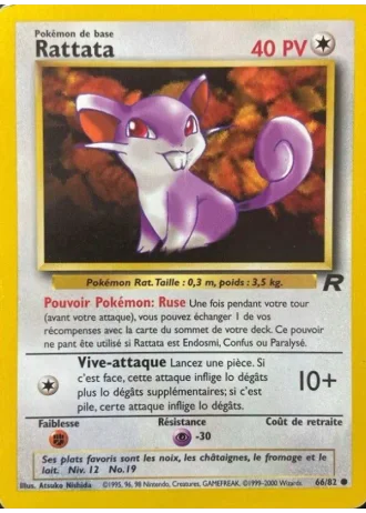 Rattata #66/82 — Team Rocket