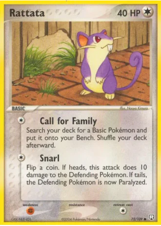 Rattata #72/109 — Team Rocket Returns