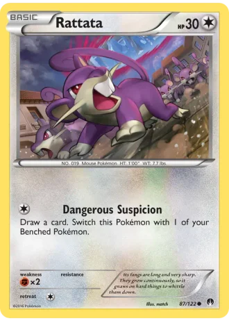 Rattata #87/122 — BREAKpoint