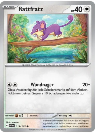 Rattfratz #019/165 — 151