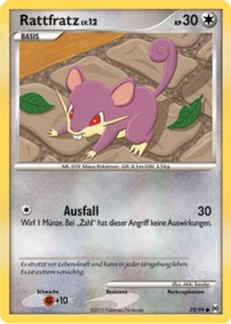Rattfratz #73/99 — Arceus