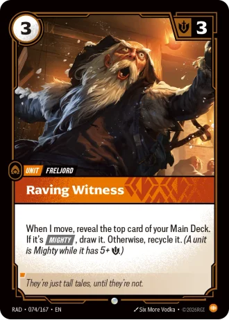 Raving Witness #074/167 — Radiance