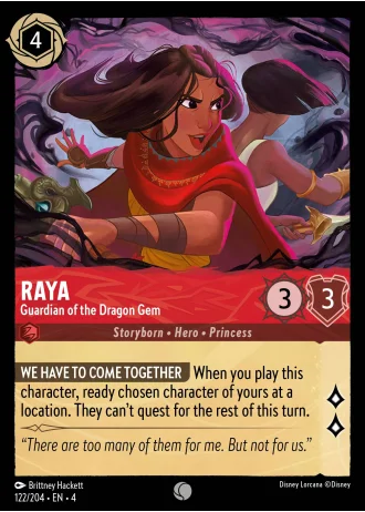 Raya - Guardian of the Dragon Gem #122/204 — Ursula's Return