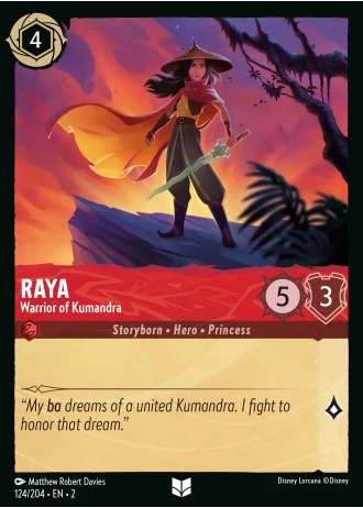 Raya - Warrior of Kumandra #124/204 — Rise of the Floodborn