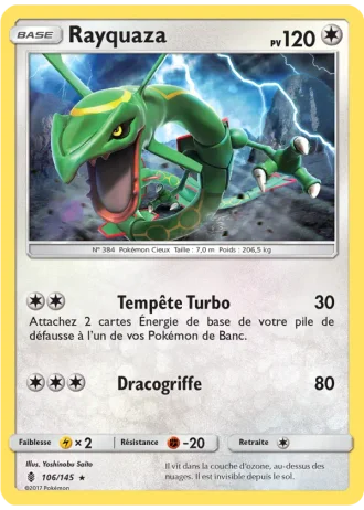 Rayquaza #106/145 — Gardiens Ascendants