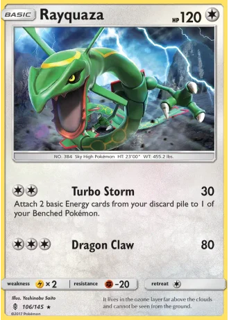 Rayquaza #106/145 — Guardians Rising
