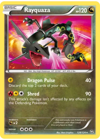 Rayquaza #128 — Dragons Exalted