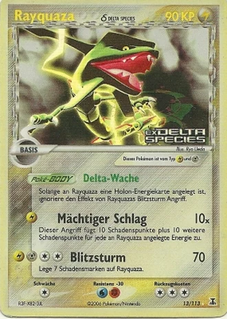 Rayquaza #13 — EX Delta Species