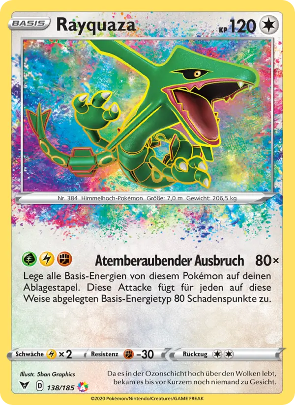 Rayquaza #138 — Farbenschock