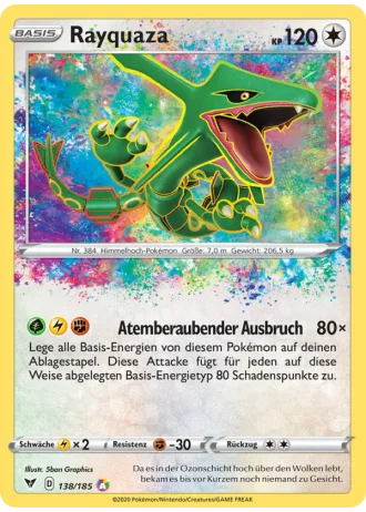 Rayquaza #138 — Farbenschock