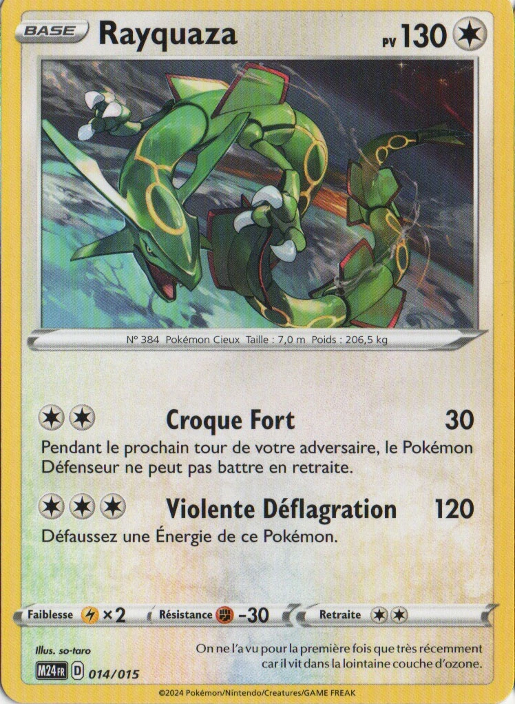 Rayquaza #14 — Collection McDonald's 2024