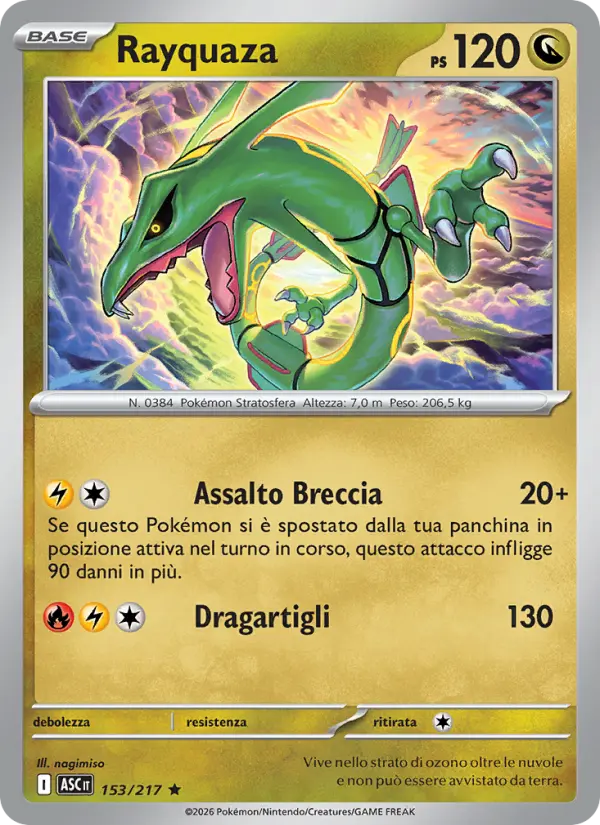 Rayquaza #153 — Ascesa Eroica