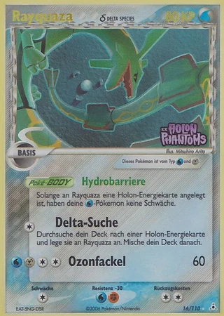 Rayquaza #16 — EX Holon Phantoms