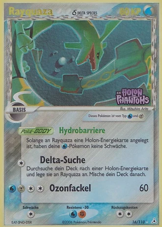 Rayquaza #16 — EX Holon Phantoms