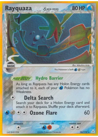 Rayquaza #16/110 — Holon Phantoms