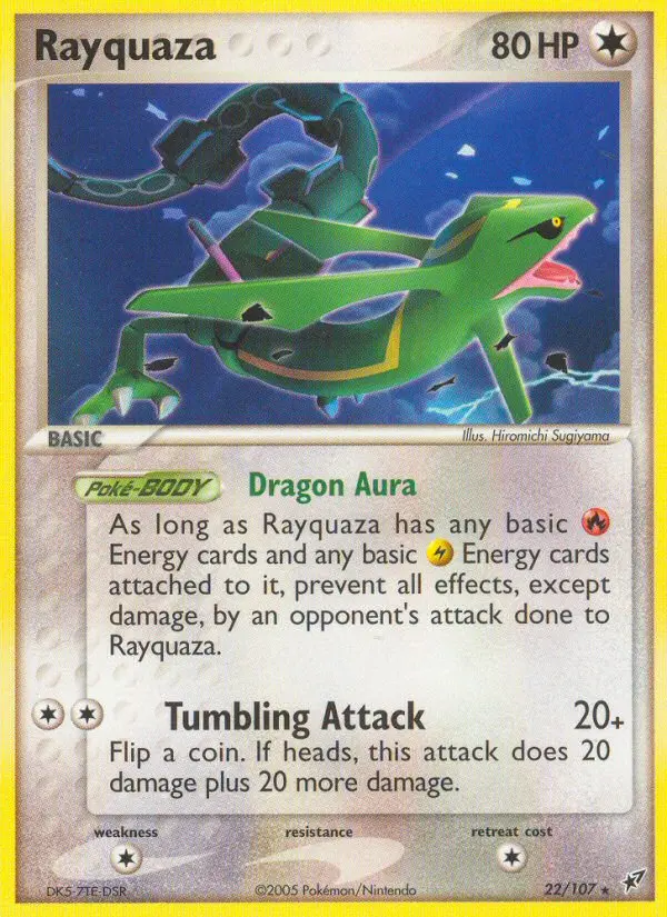 Rayquaza #22 — EX Deoxys