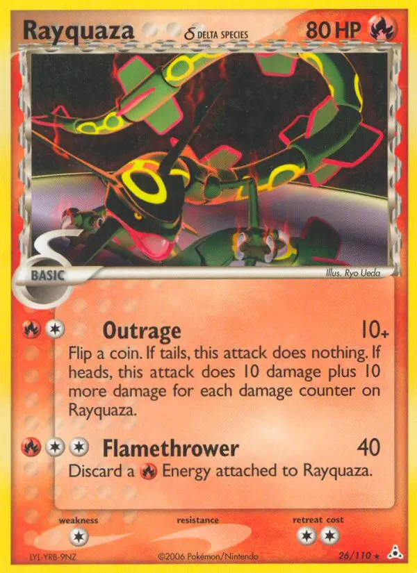 Rayquaza #26 — EX Holon Phantoms