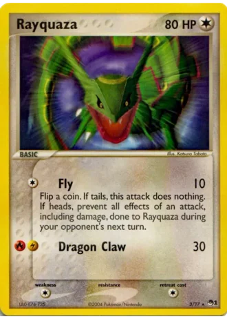 Rayquaza #3/17 — POP Série 1
