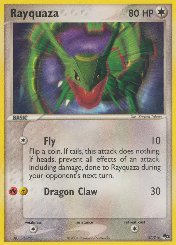 Rayquaza #3 — POP Series 1