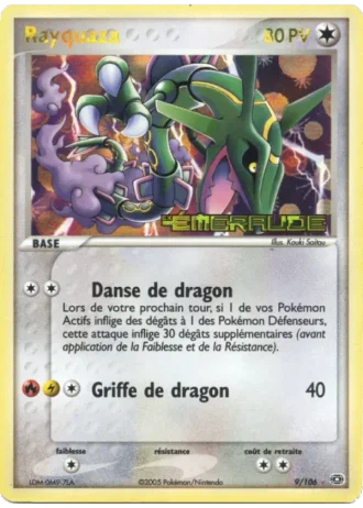 Rayquaza #9/106 — EX Émeraude