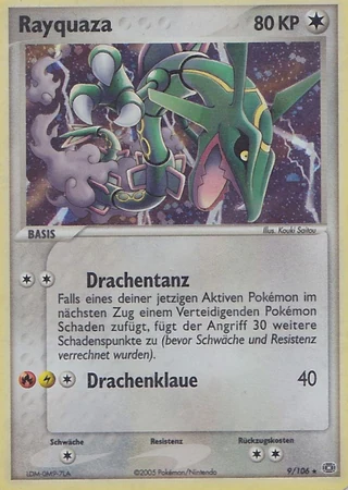 Rayquaza #9 — EX Smaragd