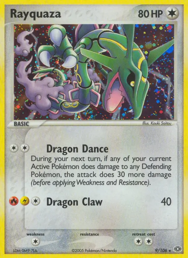 Rayquaza #9 — EX Smeraldo