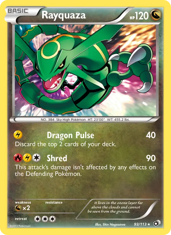 Rayquaza #93 — Legendary Treasures