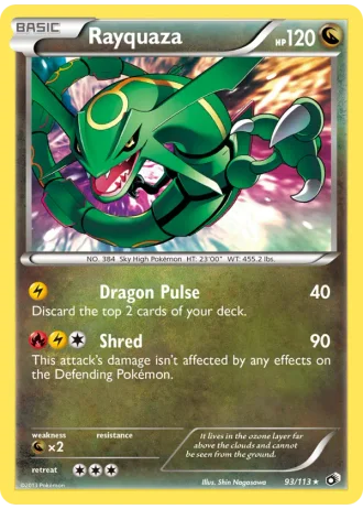 Rayquaza #93 — Legendary Treasures