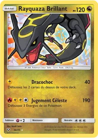Rayquaza Brillant #56 — Légendes Brillantes