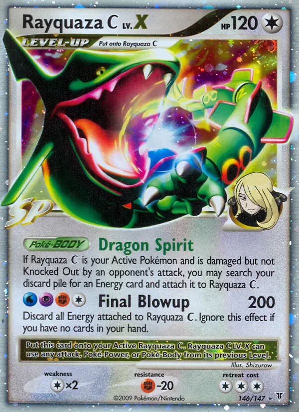 Rayquaza C LV.X #146 — Supreme Victors
