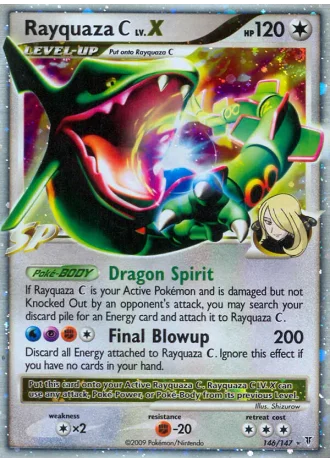 Rayquaza C LV.X #146 — Supreme Victors