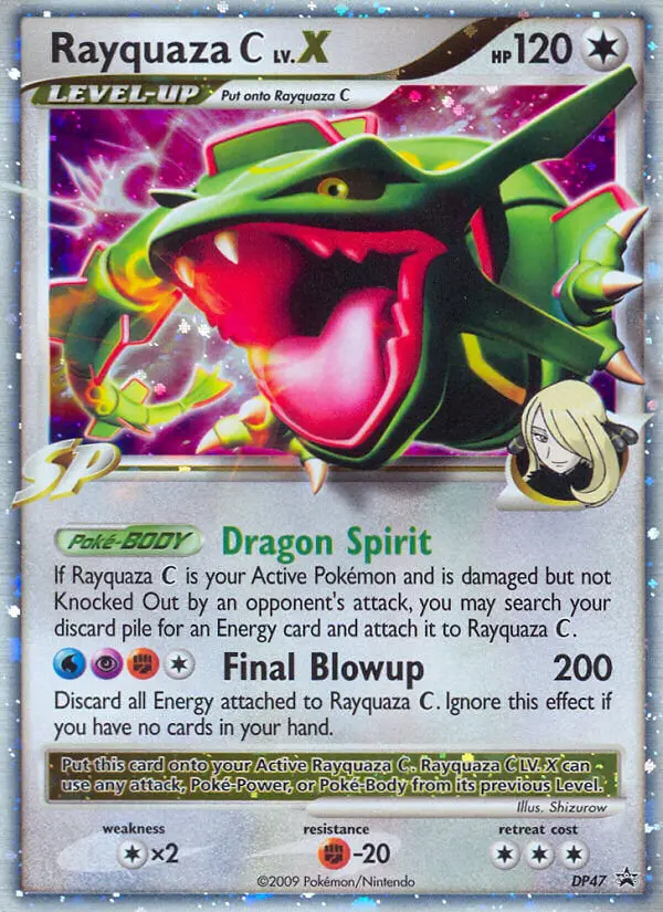 Rayquaza C LV.X DP47 — Diamond & Pearl Promos