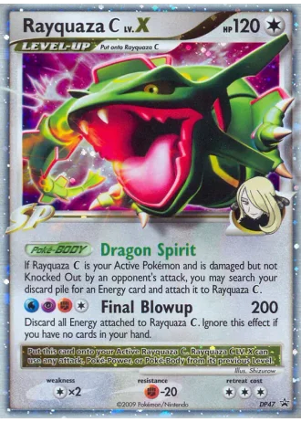 Rayquaza C LV.X DP47 — Diamond & Pearl Promos