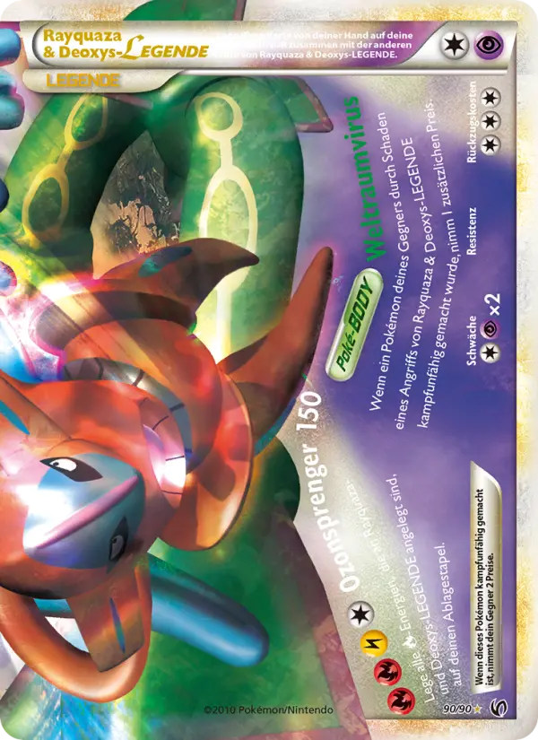 Rayquaza & Deoxys LEGENDE #90 — Unerschrocken