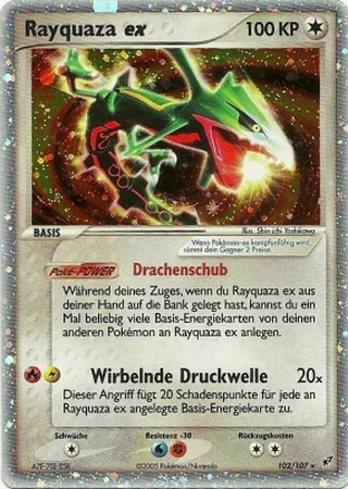 Rayquaza ex #102 — EX Deoxys