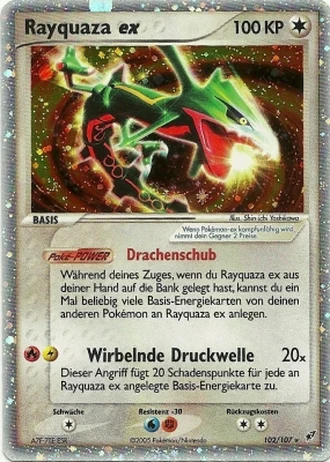 Rayquaza ex #102 — EX Deoxys