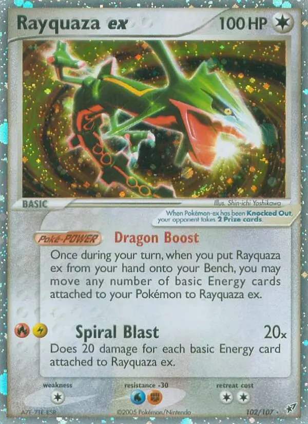Rayquaza ex #102 — EX Deoxys