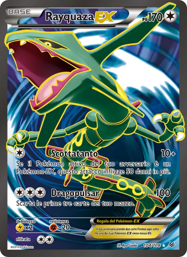 Rayquaza EX #104 — Furie Volanti