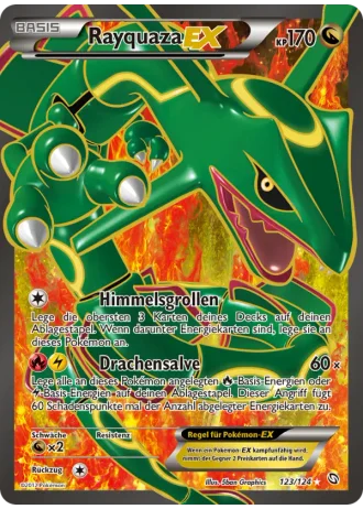 Rayquaza EX #123/124 — Hoheit der Drachen