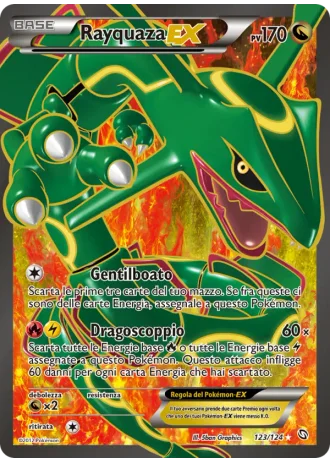 Rayquaza EX #123 — Stirpe dei Draghi