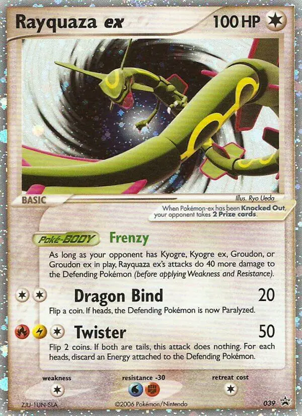Rayquaza ex #39 — Nintendo Promos