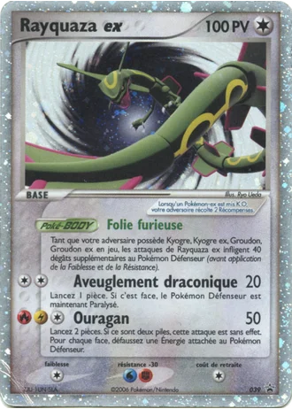 Rayquaza ex #39 — Nintendo Promos