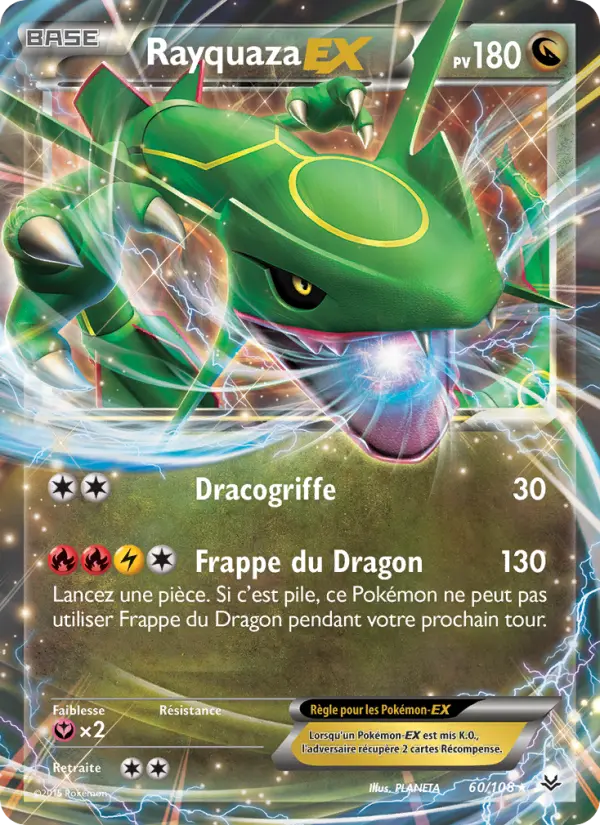 Rayquaza EX #60 — Ciel Rugissant