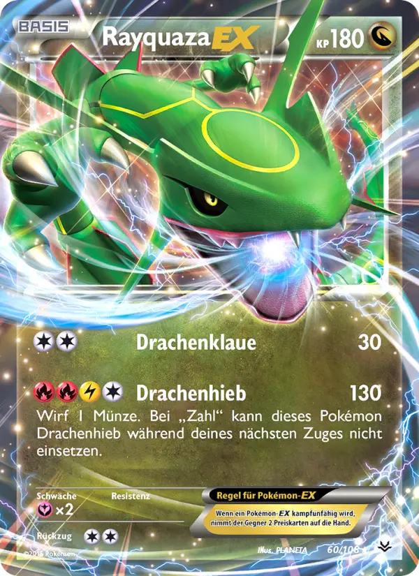 Rayquaza EX #60 — Drachenleuchten