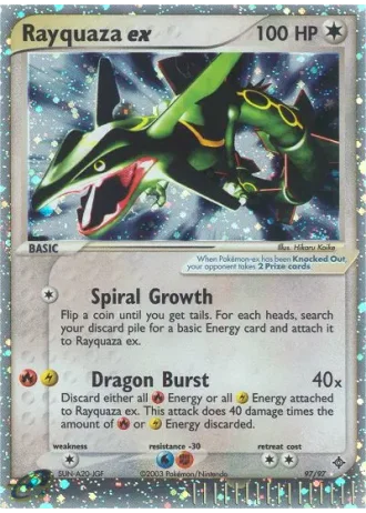 Rayquaza ex #97 — Dragon