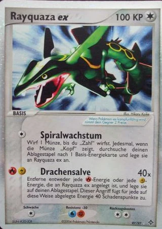 Rayquaza ex #97 — EX Drache