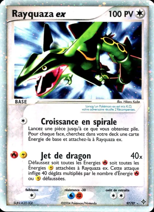 Rayquaza ex #97 — EX Dragon