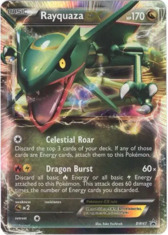 Rayquaza EX BW47 — Black & White Promos